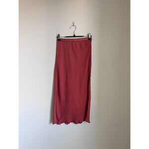 Free People Sweet Talker Half Slip Skirt in Terracotta Size XS